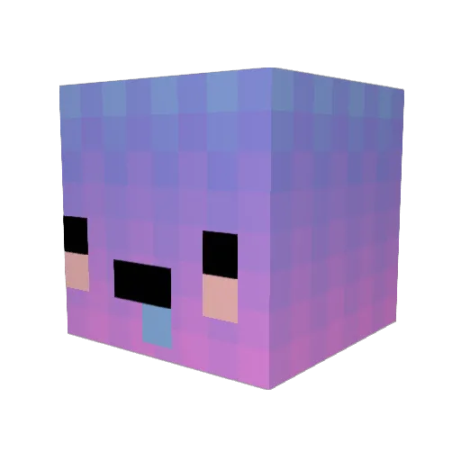lmnanna Minecraft avatar head, 3D render