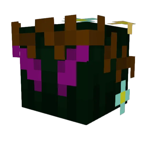 lmno Minecraft avatar head, 3D render