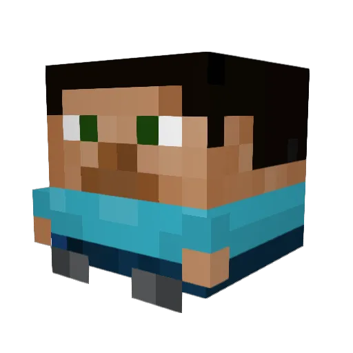 lmoeslund Minecraft avatar head, 3D render