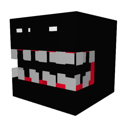 lmofa Minecraft avatar head, 3D render