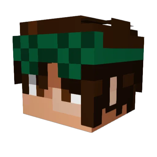 lmoore00 Minecraft avatar head, 3D render