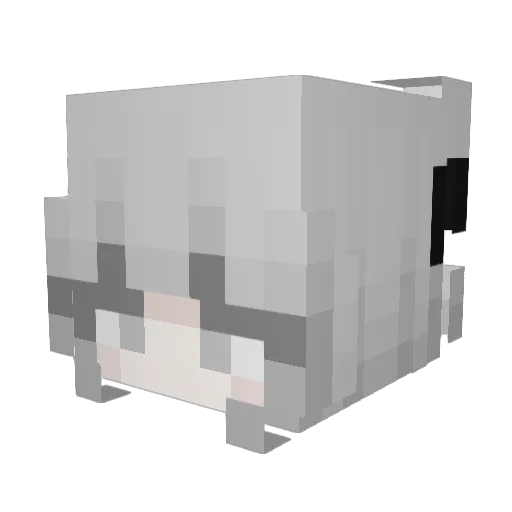 lmpression Minecraft avatar head, 3D render
