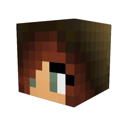 lmurr1818 Minecraft avatar head, 3D render