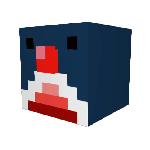 lndnlxmcgr Minecraft avatar head, 3D render