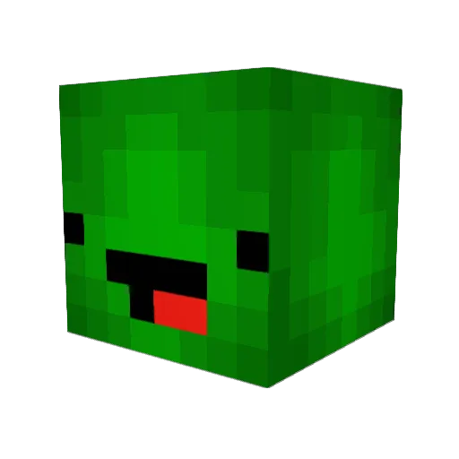 lneeva Minecraft avatar head, 3D render