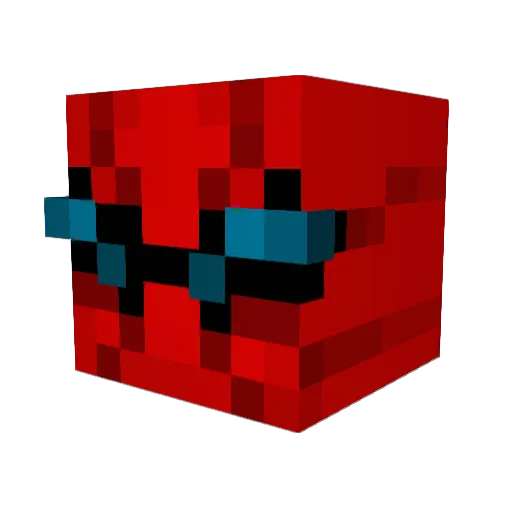 lnfamousRye Minecraft avatar head, 3D render