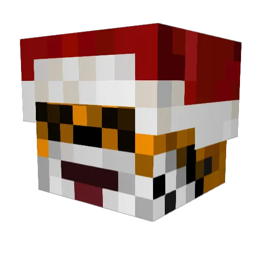 lnjustice Minecraft avatar head, 3D render