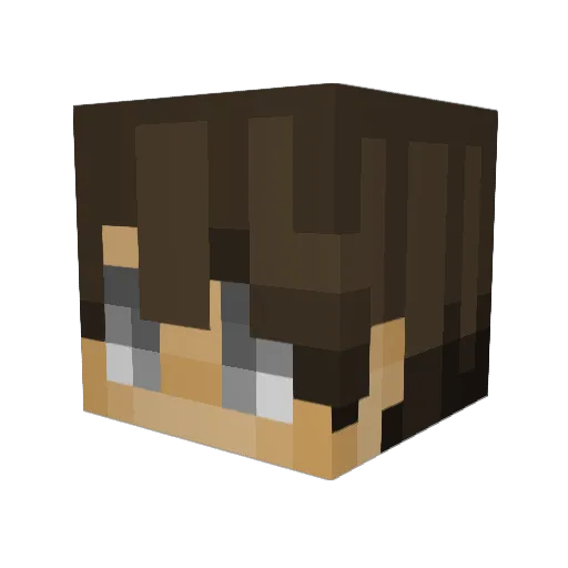 lntenZz Minecraft avatar head, 3D render