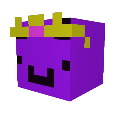lnuuio Minecraft avatar head, 3D render