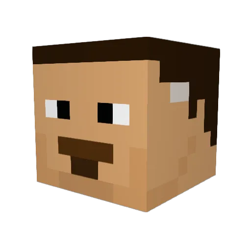 lnv1999 Minecraft avatar head, 3D render