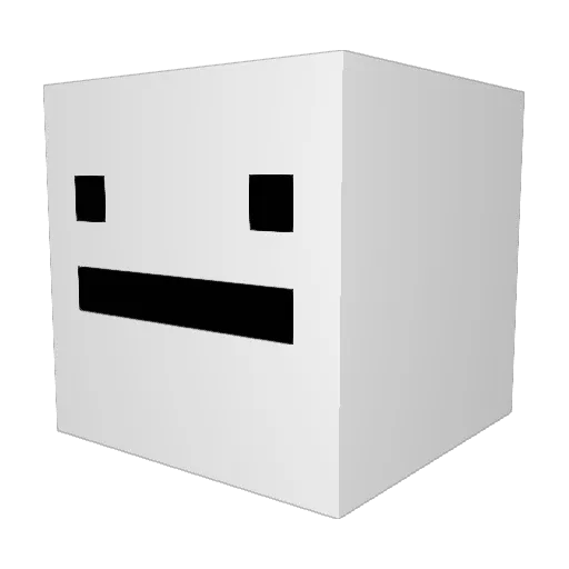 lo0149 Minecraft avatar head, 3D render