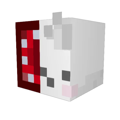 lo1ligo Minecraft avatar head, 3D render