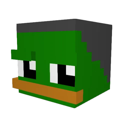 lo_spino Minecraft avatar head, 3D render