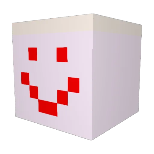 loading3607 Minecraft avatar head, 3D render
