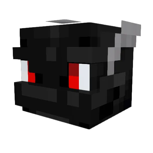 loadit Minecraft avatar head, 3D render