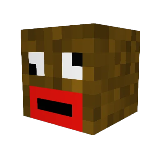 loafofderpiness2 Minecraft avatar head, 3D render