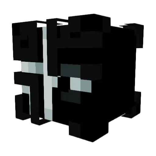 loatheletter Minecraft avatar head, 3D render