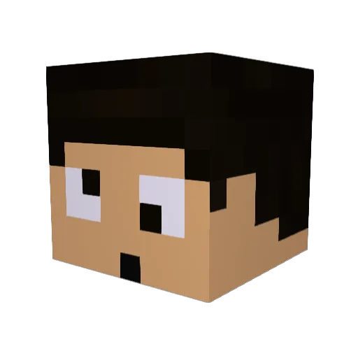 lobo21bis Minecraft avatar head, 3D render
