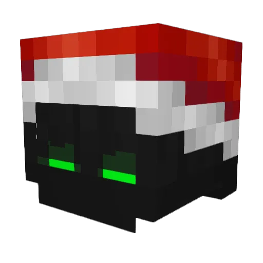lobos1234 Minecraft avatar head, 3D render