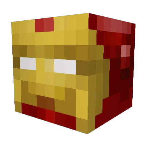 lobothesequel Minecraft avatar head, 3D render