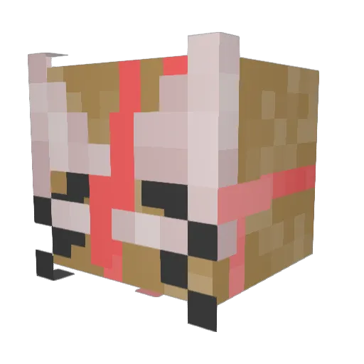lobster321 Minecraft avatar head, 3D render