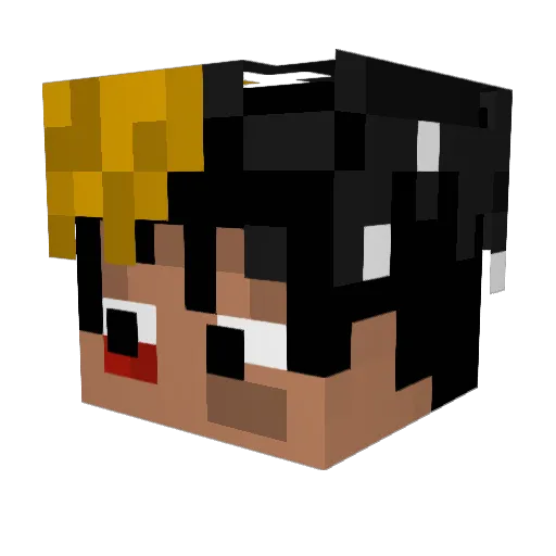 lobster93 Minecraft avatar head, 3D render