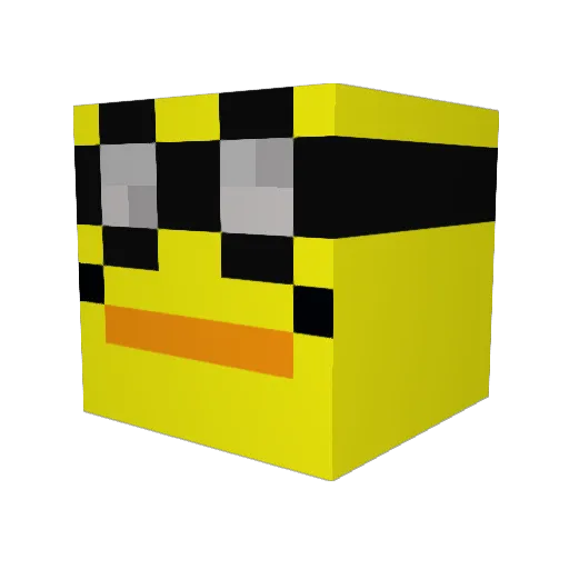 lobster_69 Minecraft avatar head, 3D render
