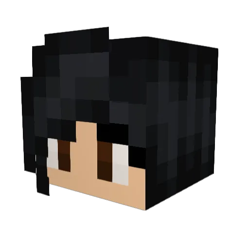 lobster_n0_chef Minecraft avatar head, 3D render