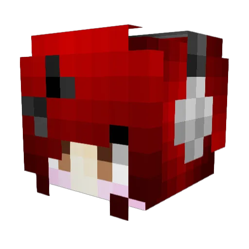 lobstergf Minecraft avatar head, 3D render