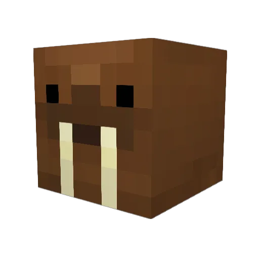 lobsterminator Minecraft avatar head, 3D render