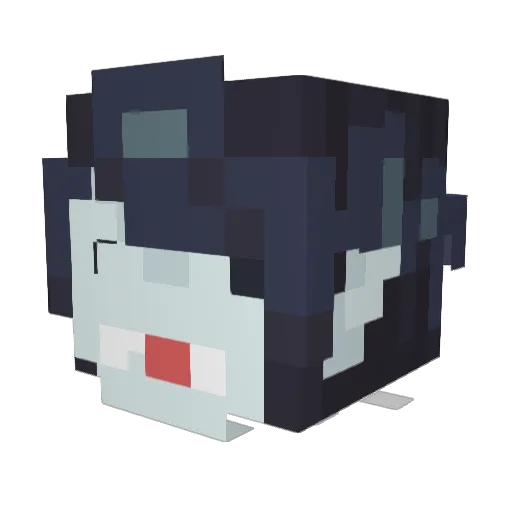 lobsterpleas Minecraft avatar head, 3D render