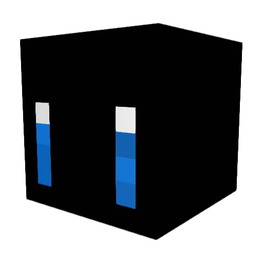 loca_roca Minecraft avatar head, 3D render
