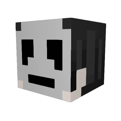 localEnti Minecraft avatar head, 3D render