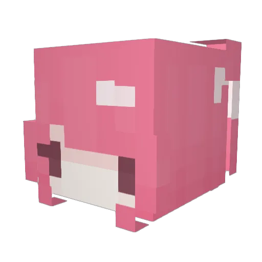 locera Minecraft avatar head, 3D render