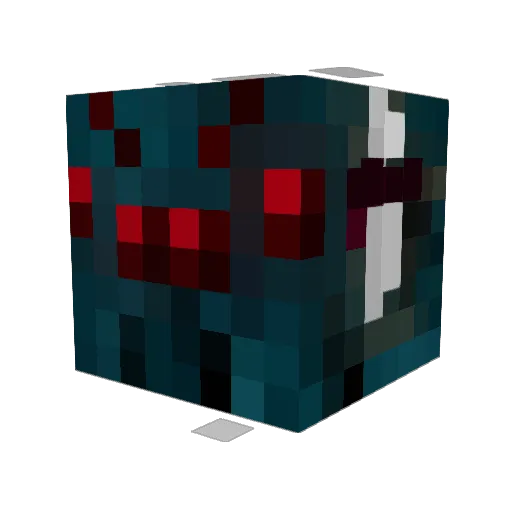 lockdown2000 Minecraft avatar head, 3D render