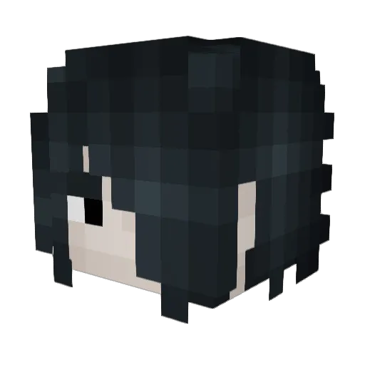 lockotaco Minecraft avatar head, 3D render