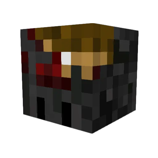 locobob Minecraft avatar head, 3D render