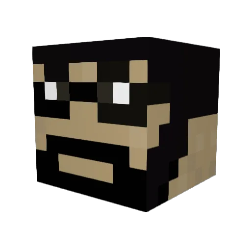 lodthe Minecraft avatar head, 3D render