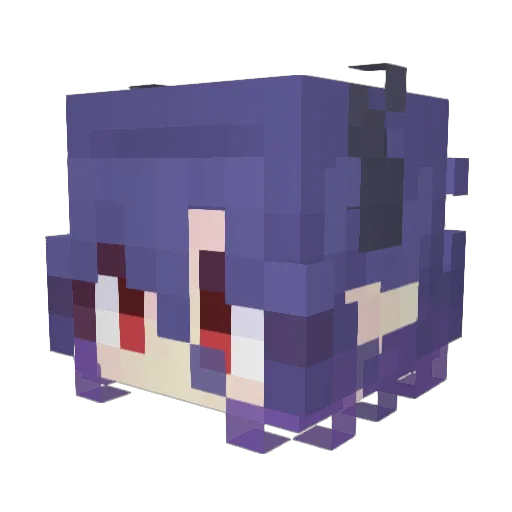 lodtsloth Minecraft avatar head, 3D render