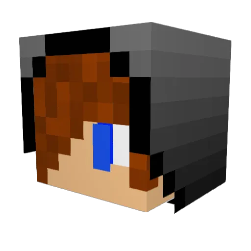 loeck44 Minecraft avatar head, 3D render