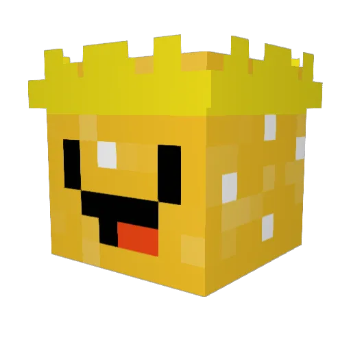 loek_the_burger Minecraft avatar head, 3D render