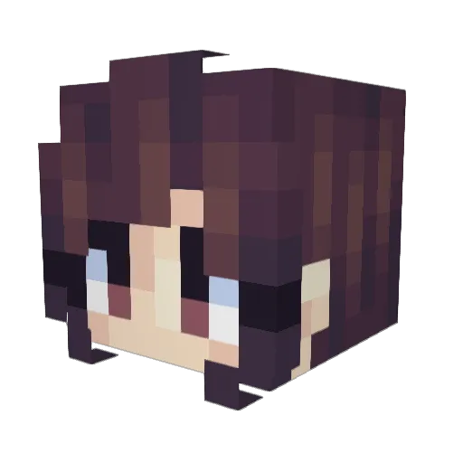 loeroen Minecraft avatar head, 3D render