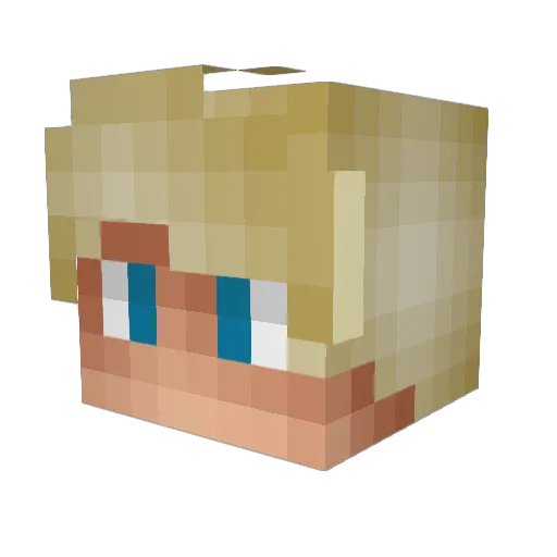 loewe23 Minecraft avatar head, 3D render