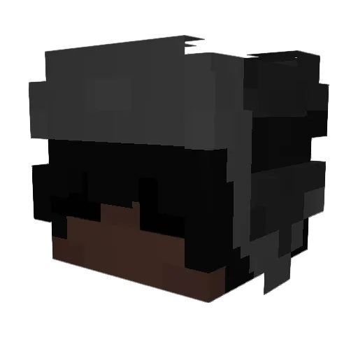 loey_1101 Minecraft avatar head, 3D render