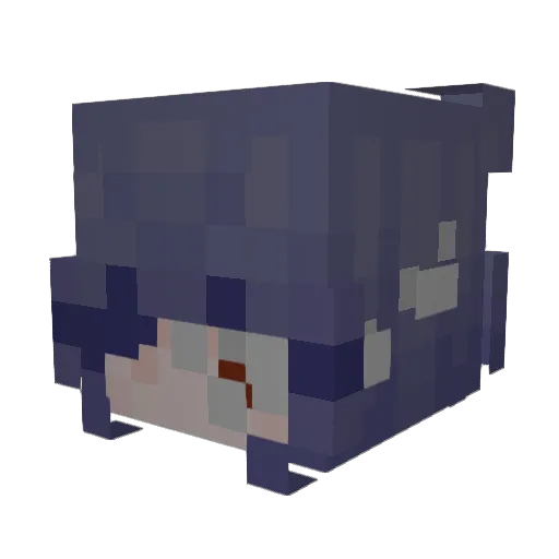 lofee_1 Minecraft avatar head, 3D render