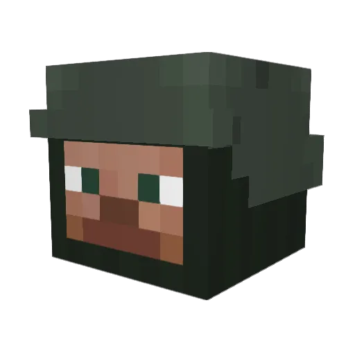 lofer112 Minecraft avatar head, 3D render
