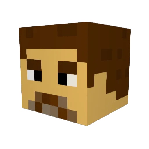 loffruin Minecraft avatar head, 3D render
