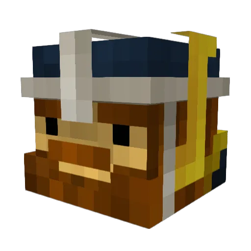 lofo55 Minecraft avatar head, 3D render