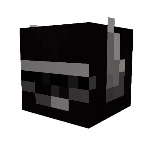 loforque Minecraft avatar head, 3D render