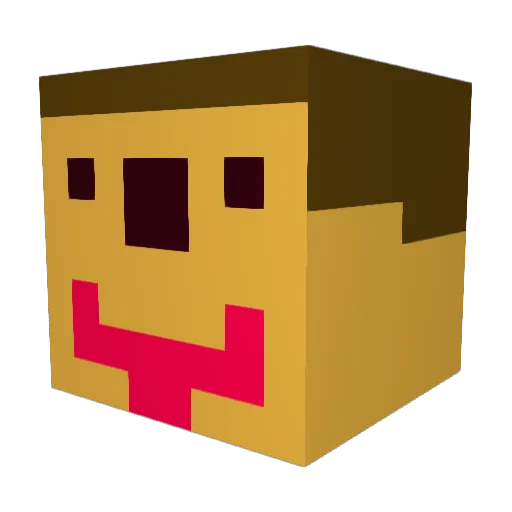 logan1suiii Minecraft avatar head, 3D render